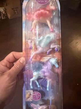 Barbie Pegasus Trio Set - Pink, Purple, Blue